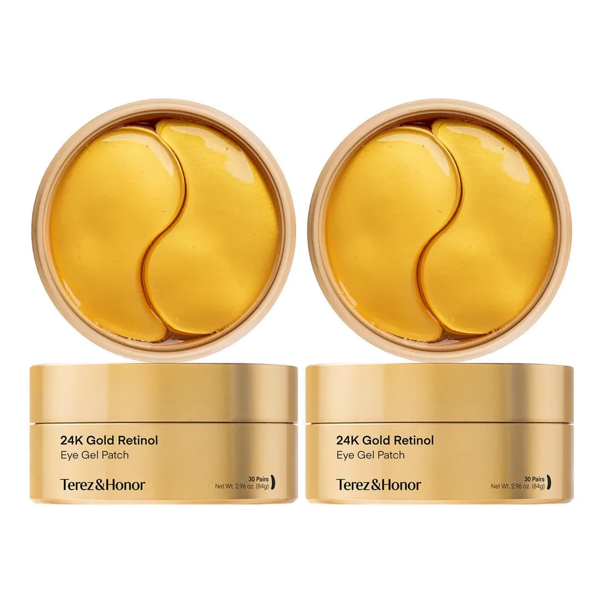 24K Gold Retinol Under Eye Patches - 2 Pack