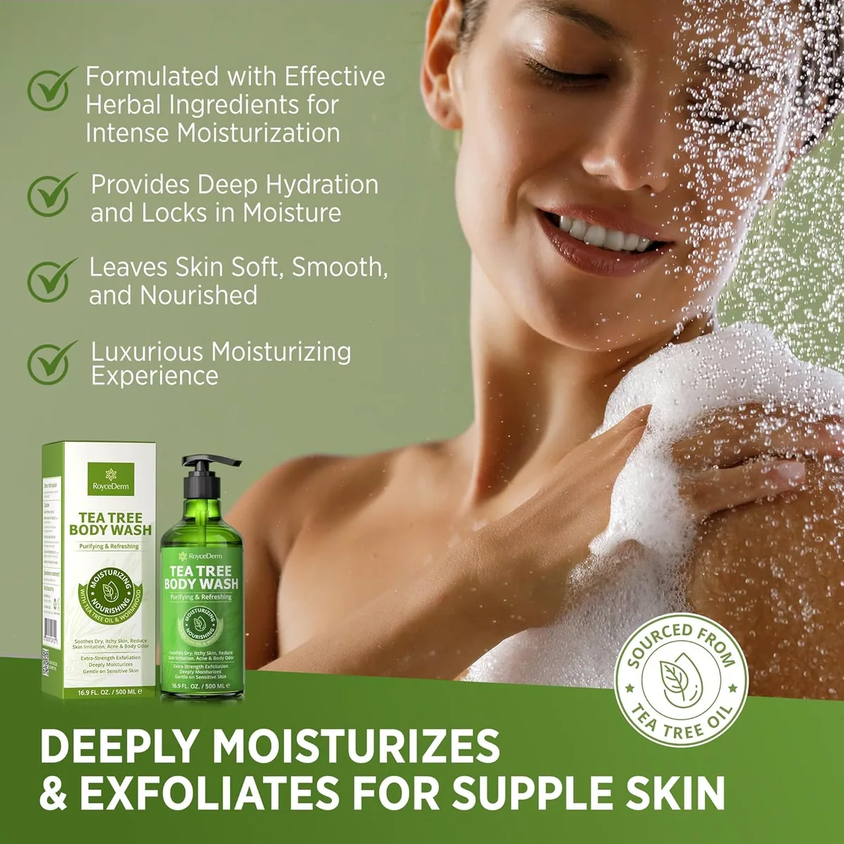 Tea Tree Body Wash + Soap — product photo 5