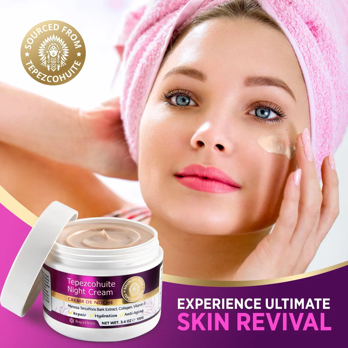 Tepezcohuite Night Cream — product photo 7