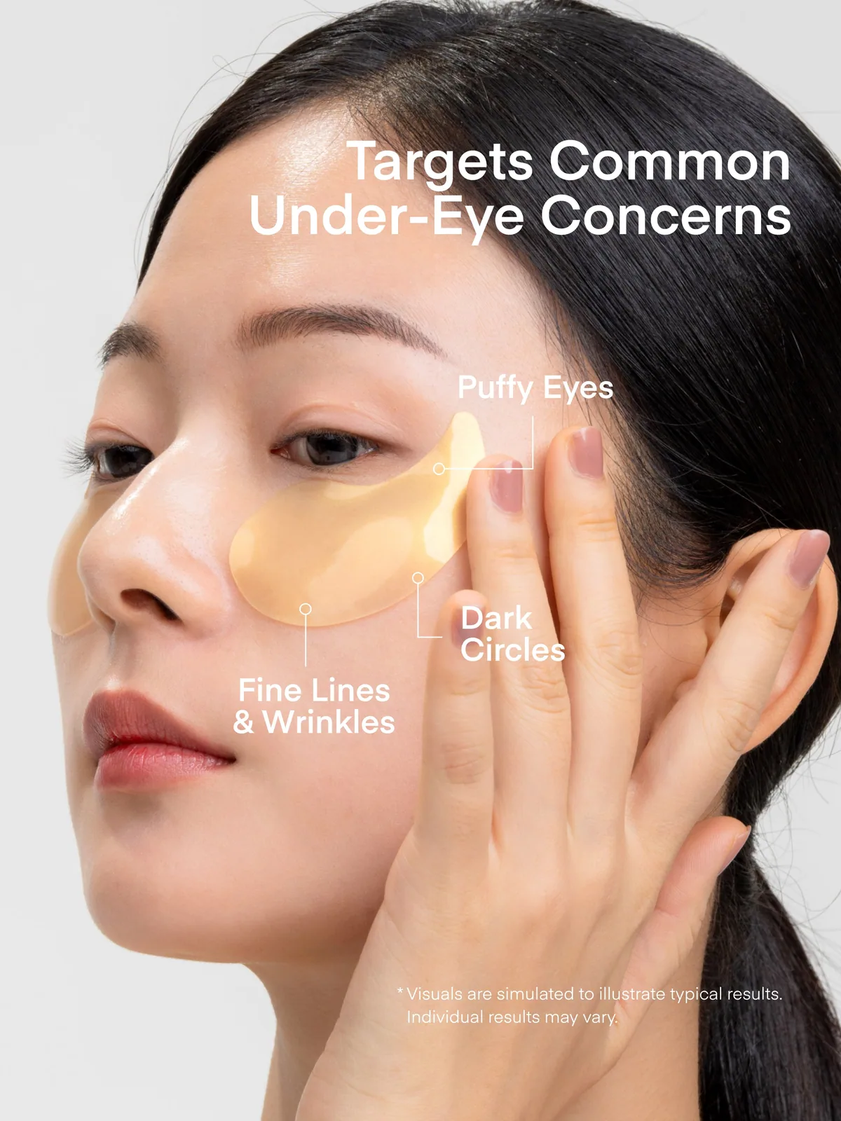 24K Gold Retinol Under Eye Patches — product photo 4